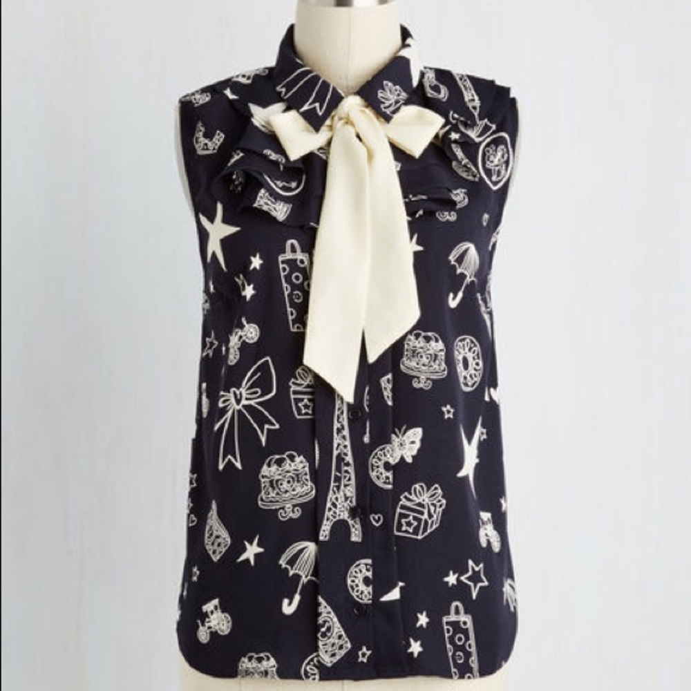 ModCloth Rue des Barres Beautiful Top